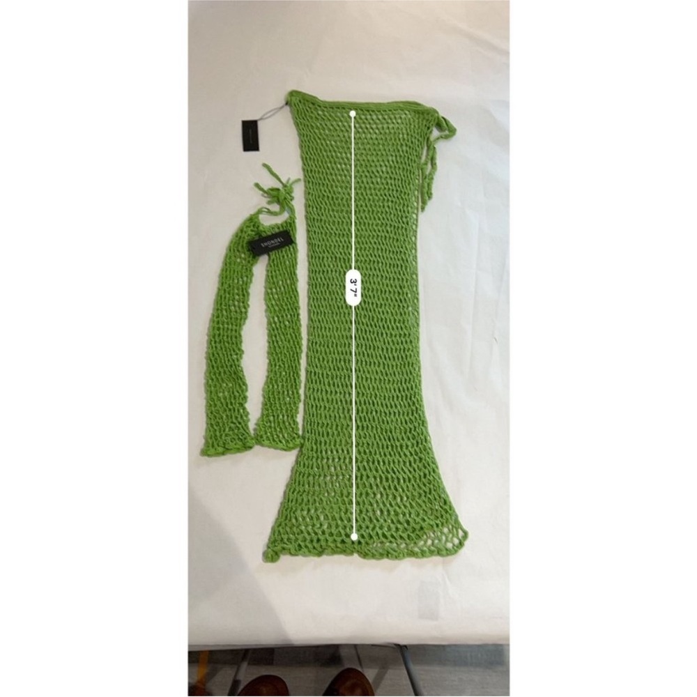 NWT Shondel Seychelles Sarong and Gloves Set in Lime Green - Picture 5 of 6